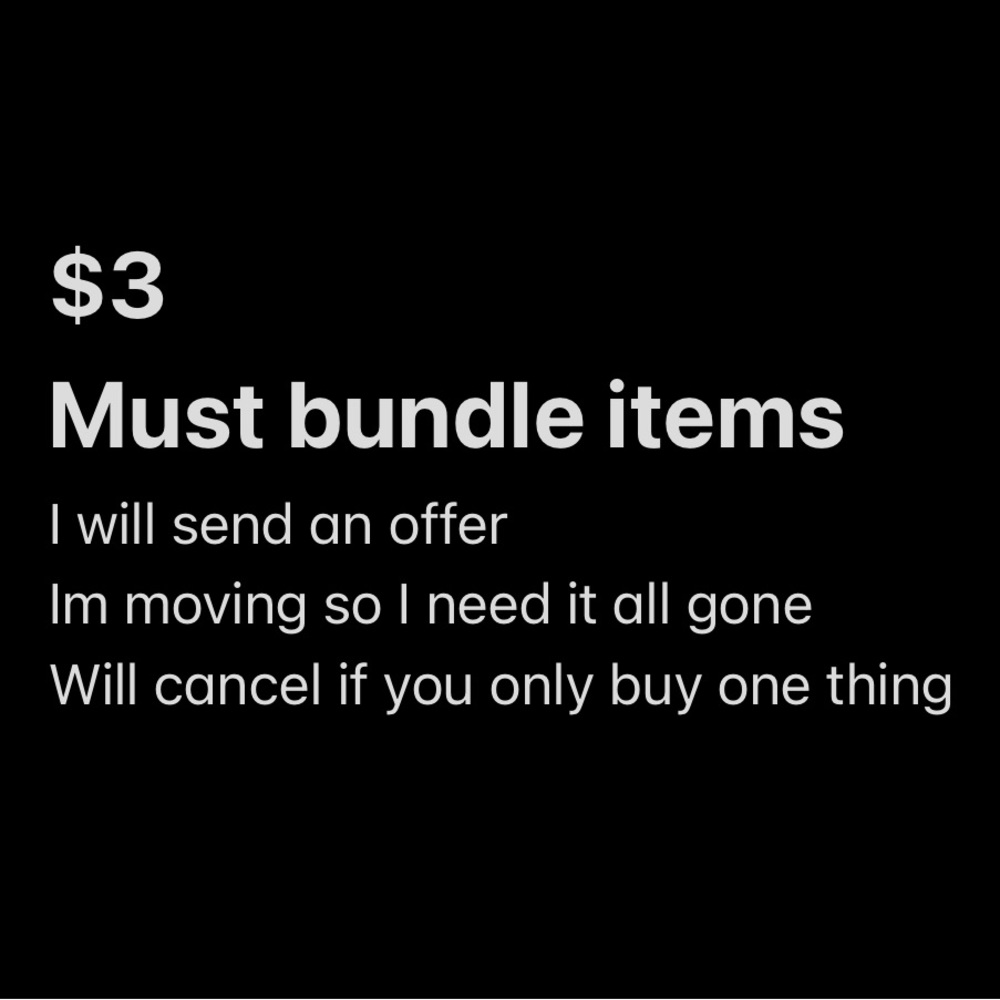 $3 ITEMS!!!